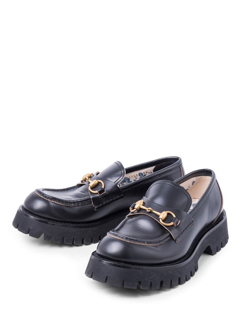 Gucci Horsebit Loafers Shoes Black-designer resale