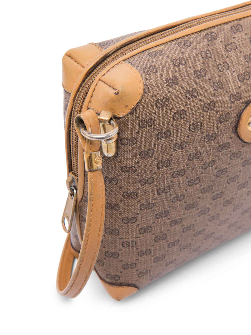Gucci Vintage GG Supreme Messenger Bag Brown Gucci Vintage GG Supreme Messenger Bag Brown