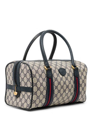 バッグ Vintage Gucci Web Stripe GG Boston Bag Gucci Vintage Web stripe GG boston bag – Lady Clara's Collection
