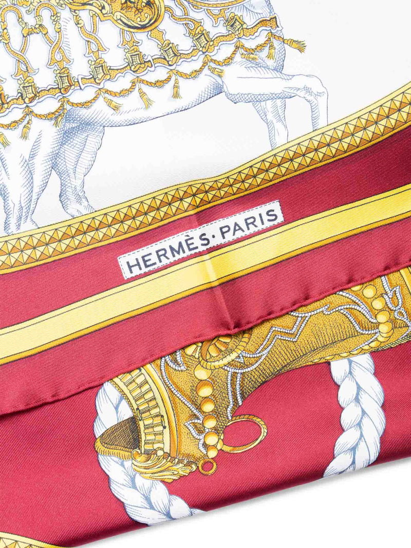 Hermes Grand Apparat Equestrian Scarf Multicolor-designer resale