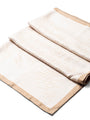 Hermes Silk Interlocking Abstract Scarf Beige Taupe