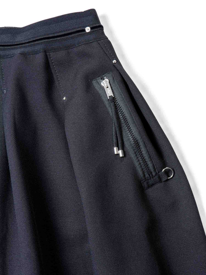 High Tech Logo Utility Skirt Black-designer resale