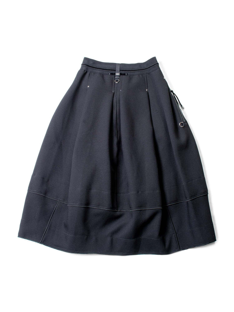 High Tech Logo Utility Skirt Black-designer resale