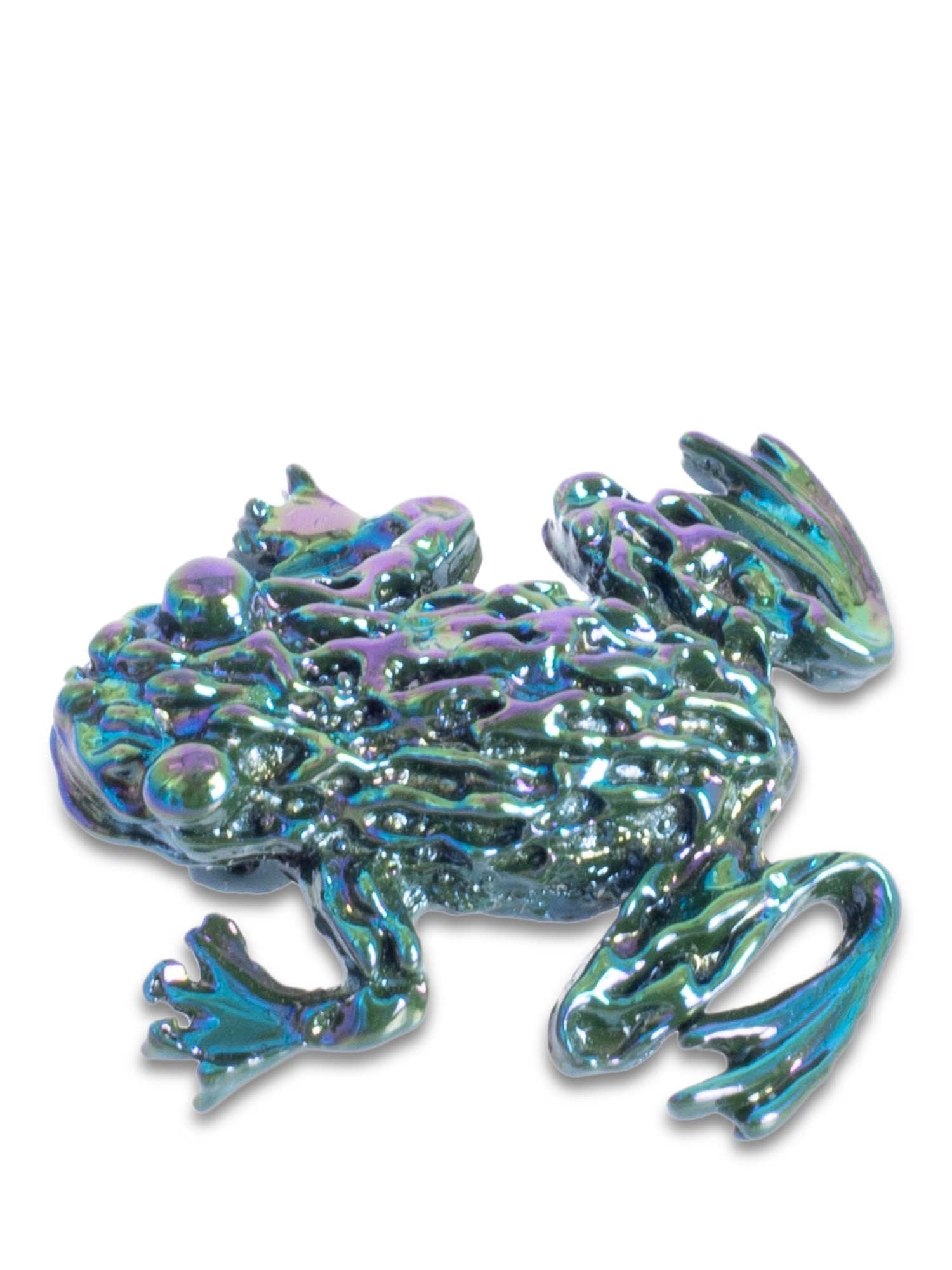 Jay Strongwater Rhinestone Good Luck Frog Pin Blue