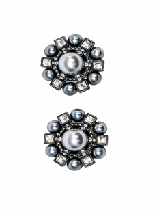 Lanvin Gripoix Clip-On Pearl Earrings
