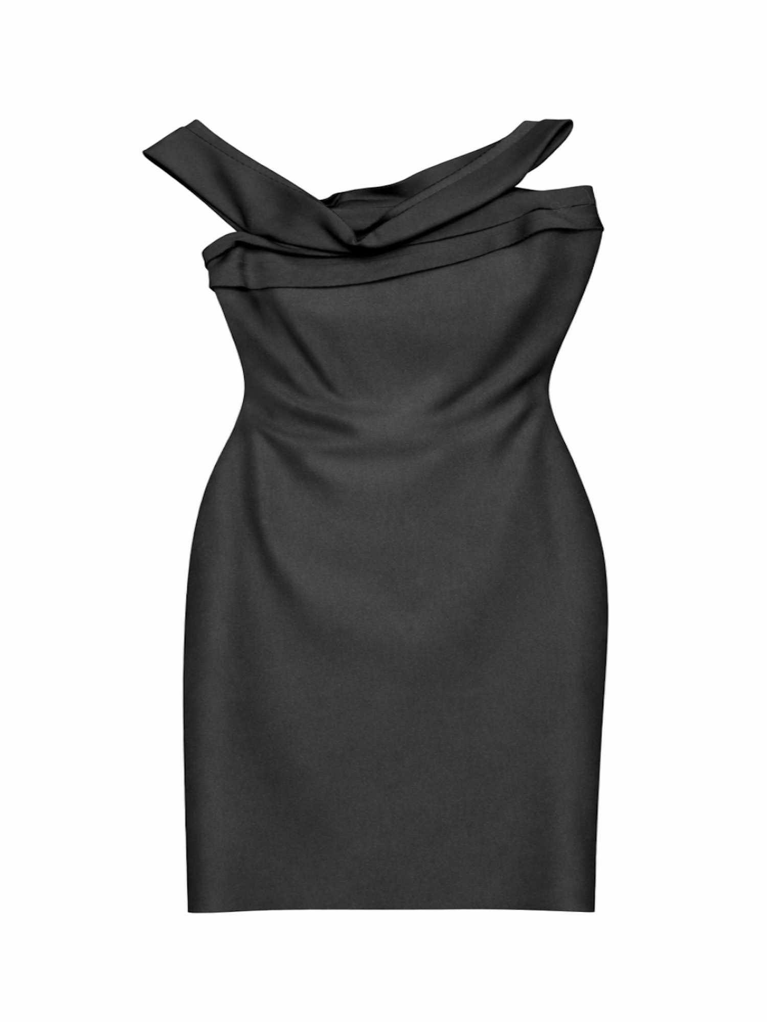 Lanvin Runway Cocktail Rhinestone Dress Black