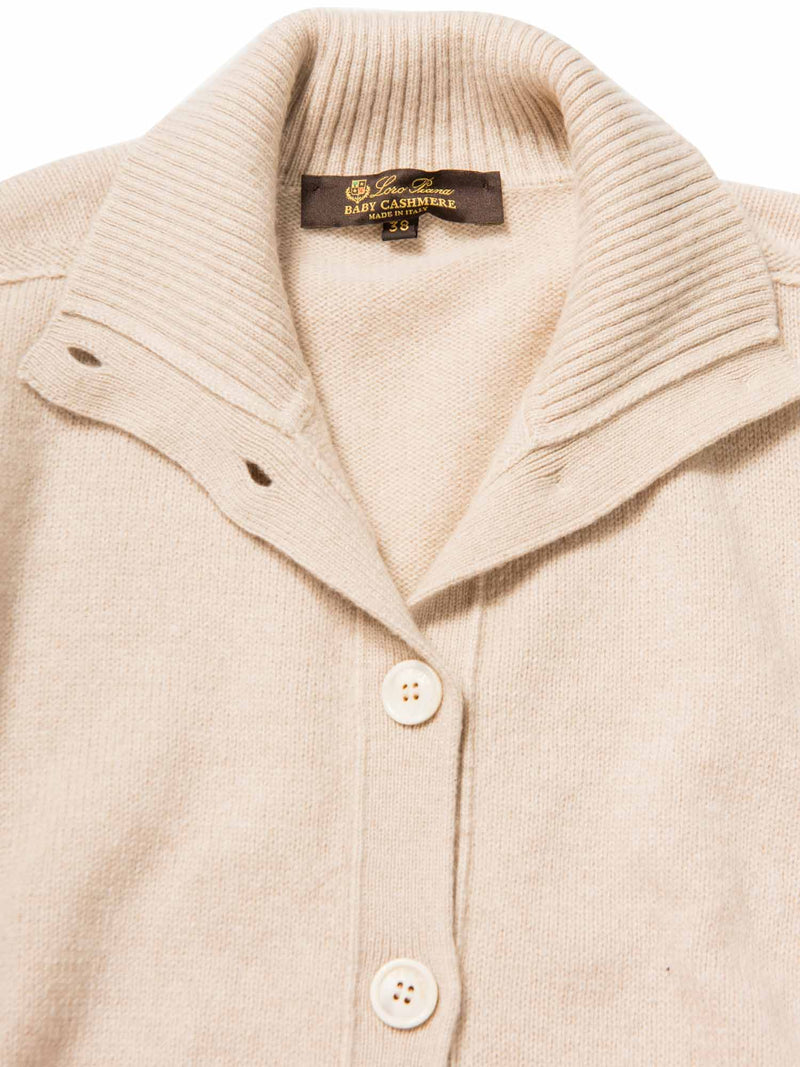 Loro Piana Logo Button Up Sweater