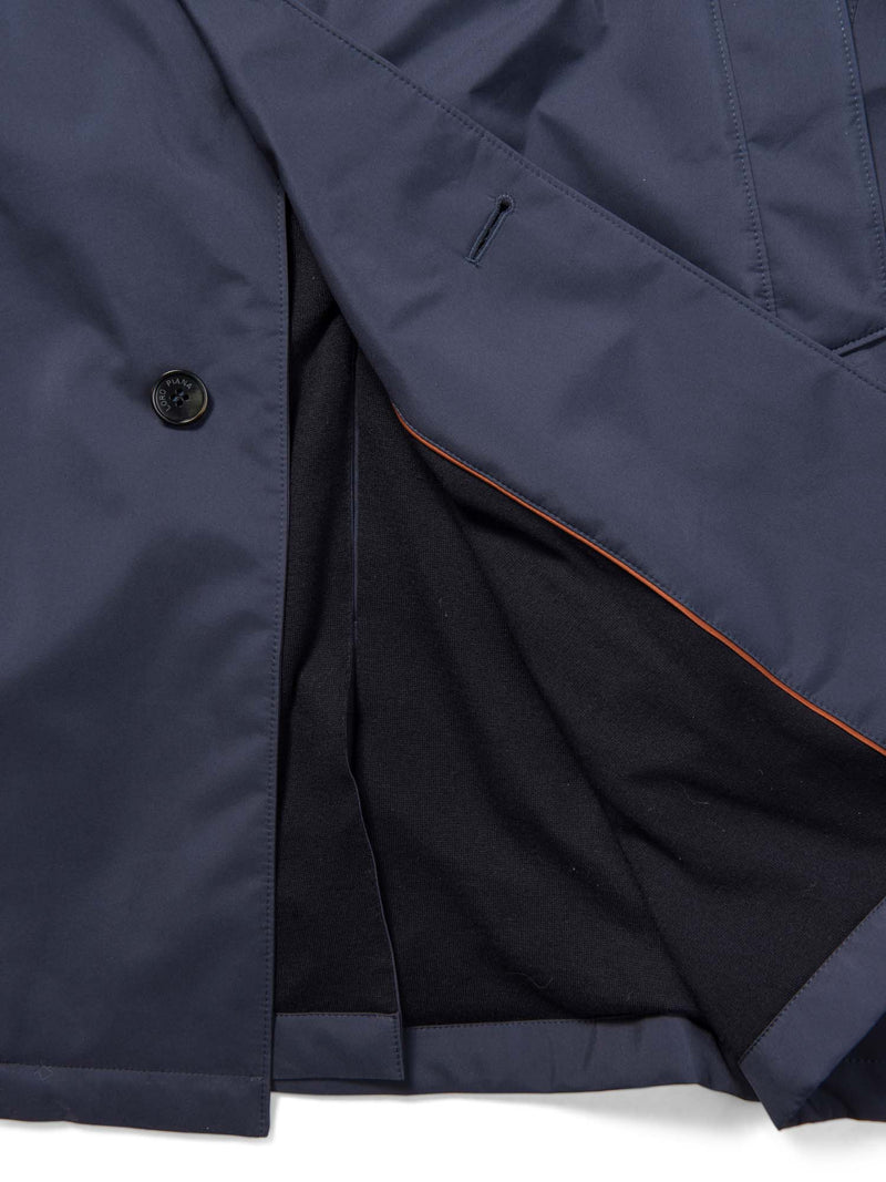 Loro Piana Men Sebring Cashmere Zippered Jacket Navy XXL-designer resale
