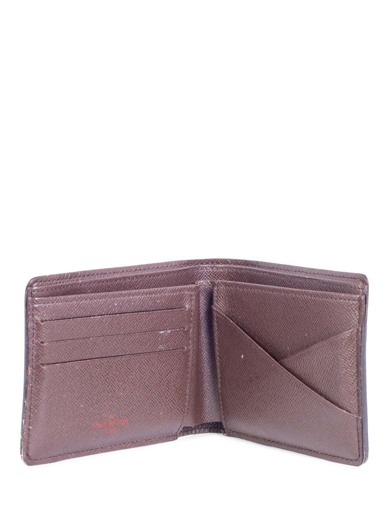 Louis Vuitton Damier Ebene Bifold Wallet Brown-designer resale