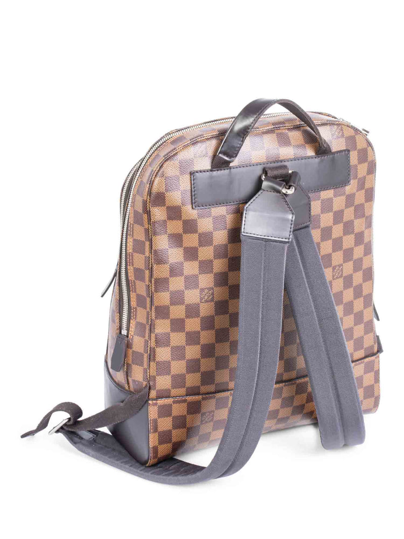 Louis Vuitton Damier Ebene Josh Backpack Brown Black Louis Vuitton Damier Ebene Josh Backpack Brown Black