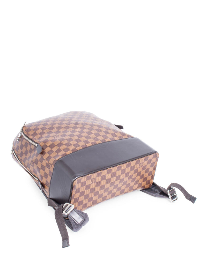 louis vuitton checkered backpack brown Louis Vuitton Damier Ebene Josh Backpack Brown Black