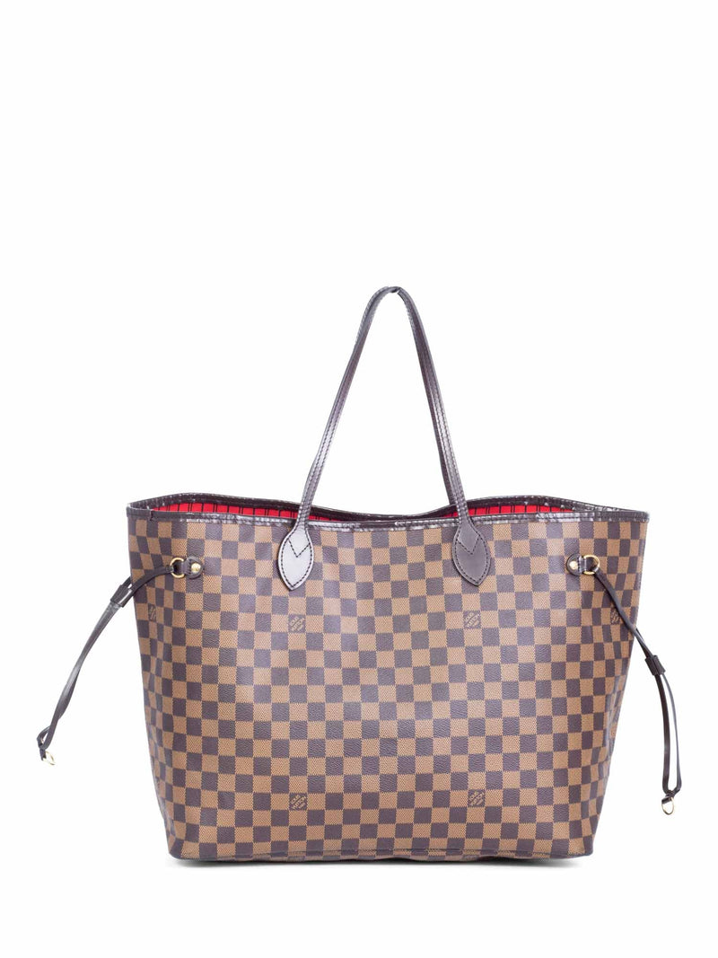 Louis Vuitton Damier Ebene Neverfull Bag GM Brown-designer resale