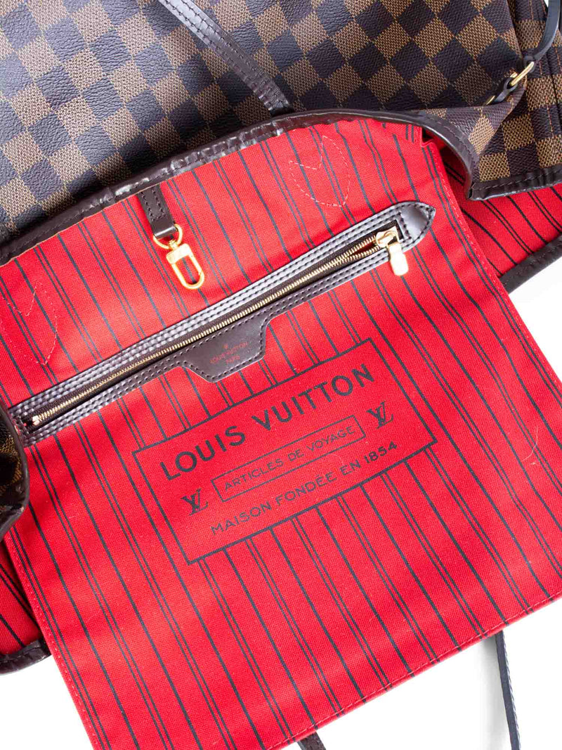 Louis Vuitton Neverfull GM Damier Dark brown Cloth ref.481483