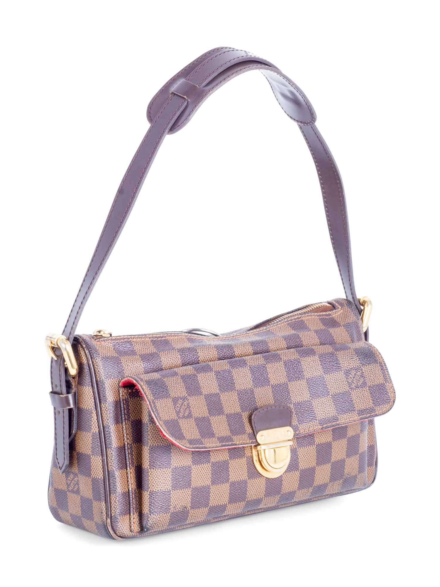 Louis Vuitton Damier Ebene Ravello Messenger Bag Brown