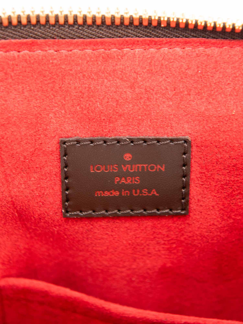 Louis Vuitton Damier Ebene Top Handle Trevi PM Bag Brown