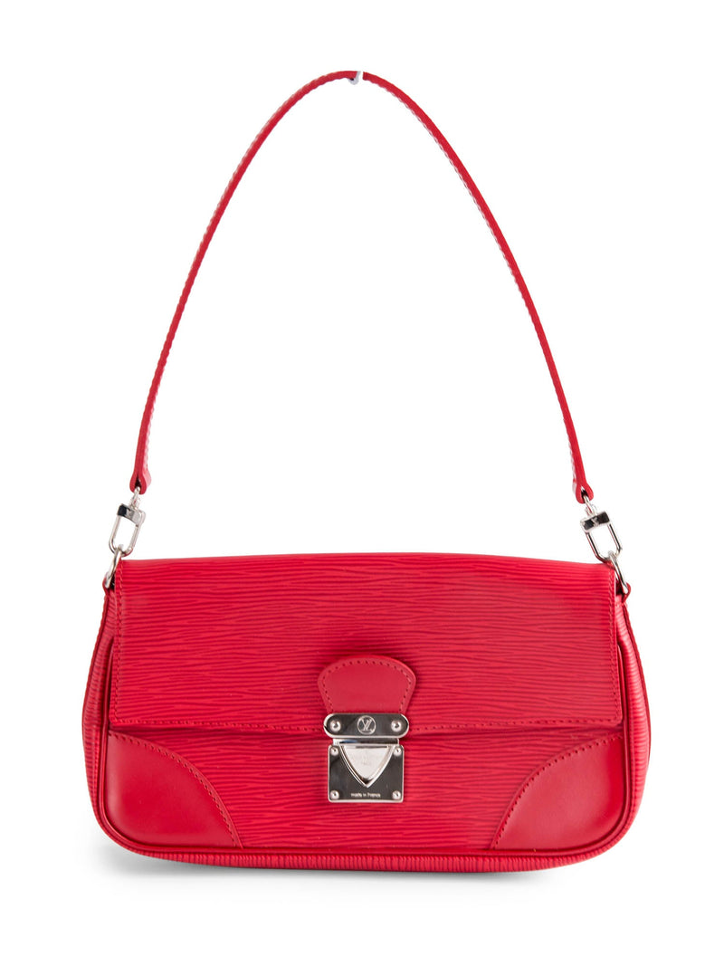 Louis Vuitton Epi Leather Chain Messenger Bag Red-designer resale