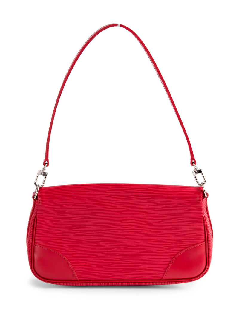 Louis Vuitton Epi Leather Chain Messenger Bag Red
