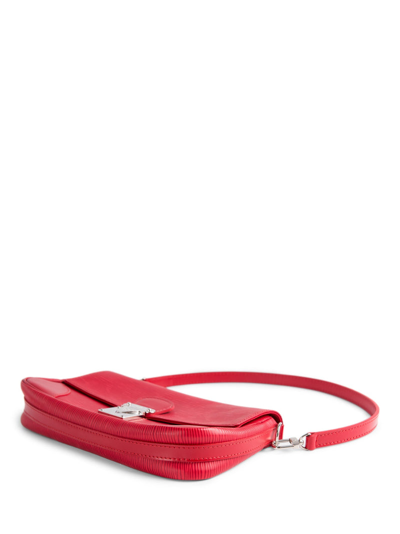 Louis Vuitton Epi Leather Chain Messenger Bag Red-designer resale