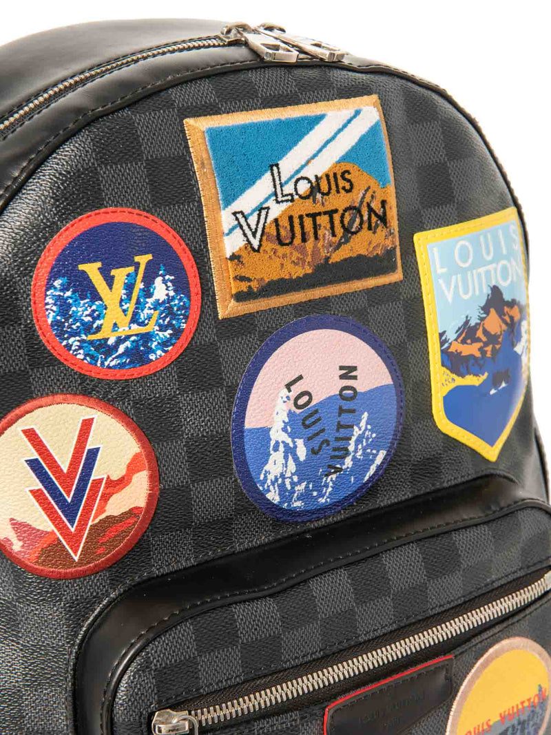 Louis Vuitton Logo Patch Damier Graphite Alps Josh Backpack Multicolor-designer resale