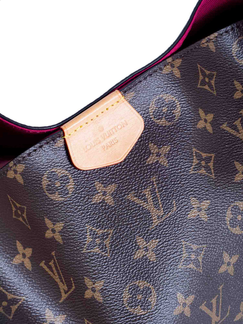 Louis Vuitton Monogram Hobo Bag Brown-designer resale