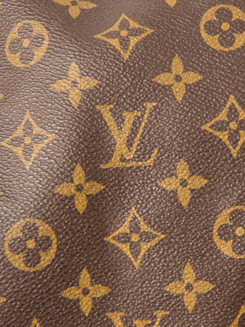 Louis Vuitton Monogram Leather Keepall Bag 55 Brown-designer resale