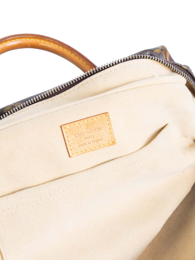 Manhattan cloth handbag Louis Vuitton Brown in Cloth - 37737246