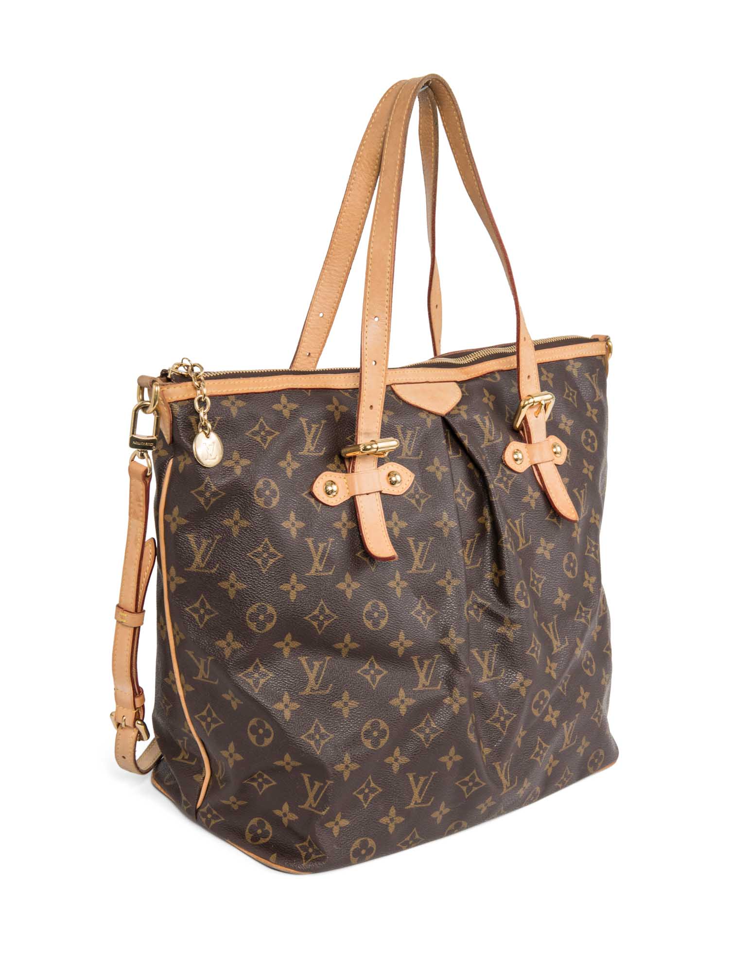 Louis Vuitton Monogram Palermo Shopper Bag GM Brown