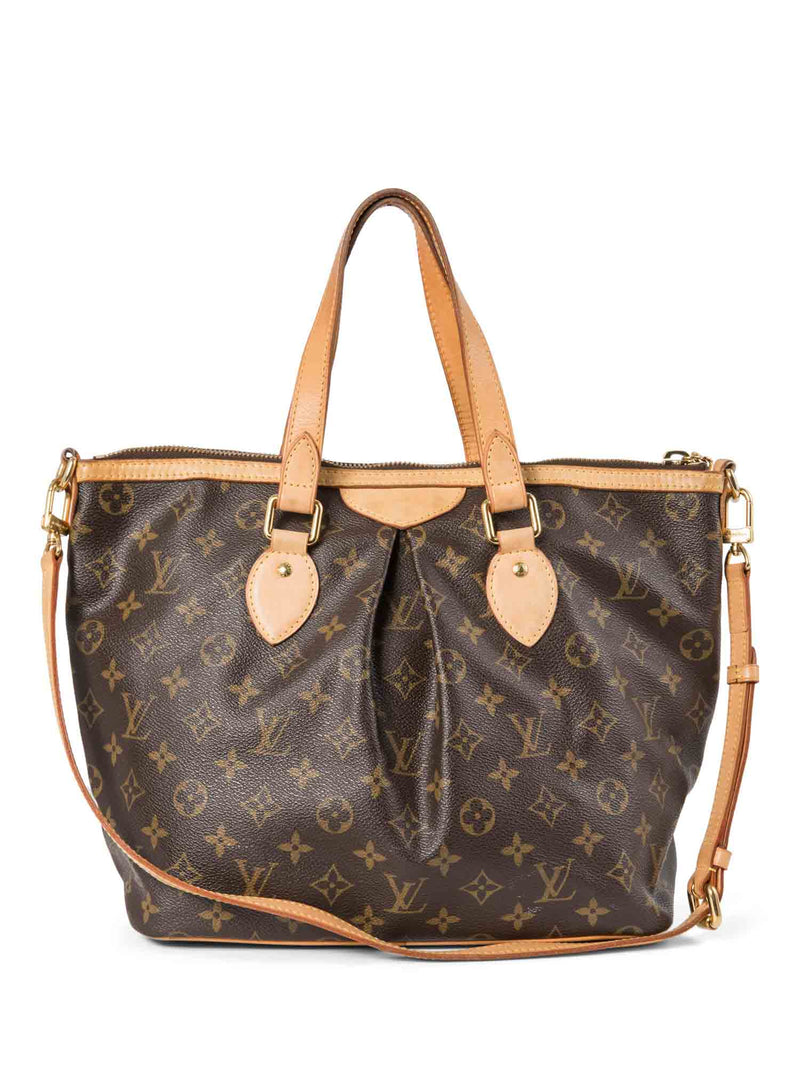 Louis Vuitton Monogram Palermo Shopper Bag PM Brown-designer resale