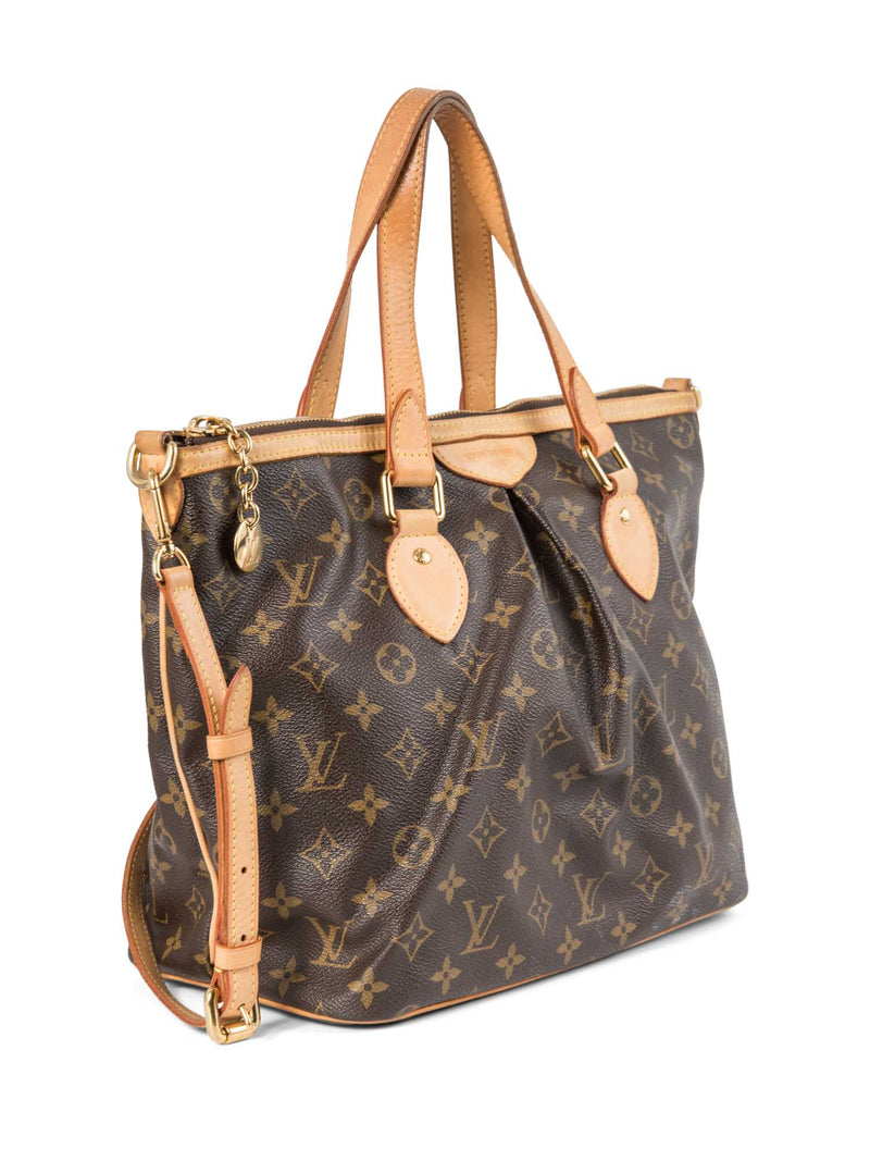 Brown Louis Vuitton Monogram Palermo PM Satchel