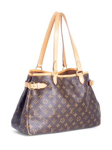 Louis Vuitton Monogram Shopper Bag Brown-designer resale