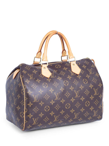 Louis Vuitton Monogram Speedy Bag 30 Brown-designer resale