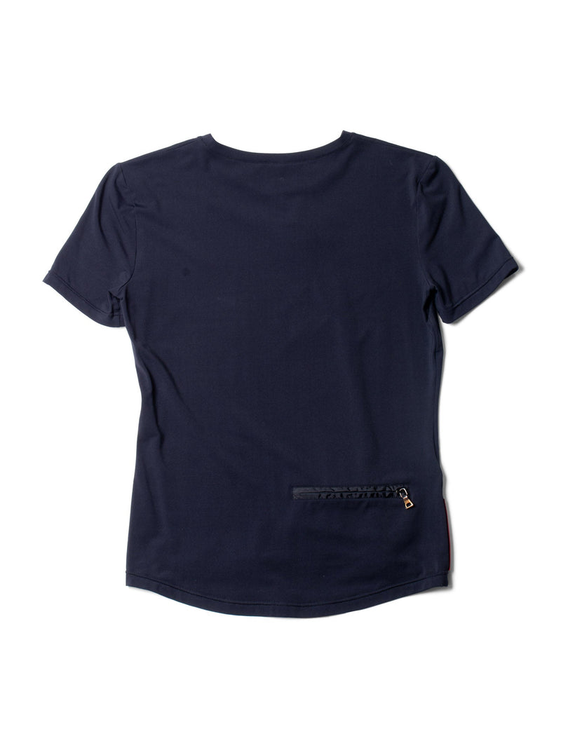 Prada Logo Athletic Short Sleeve Shirt Black-designer resale