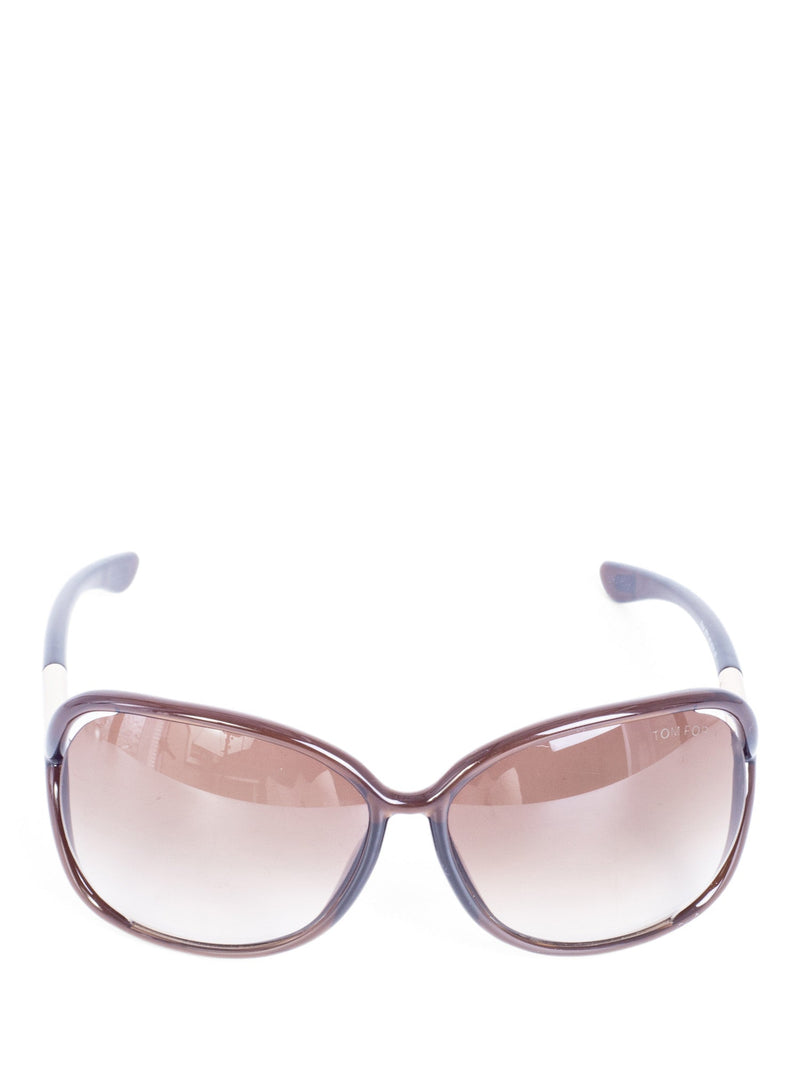 Tom Ford Logo Raquel Gradient Sunglasses Brown-designer resale