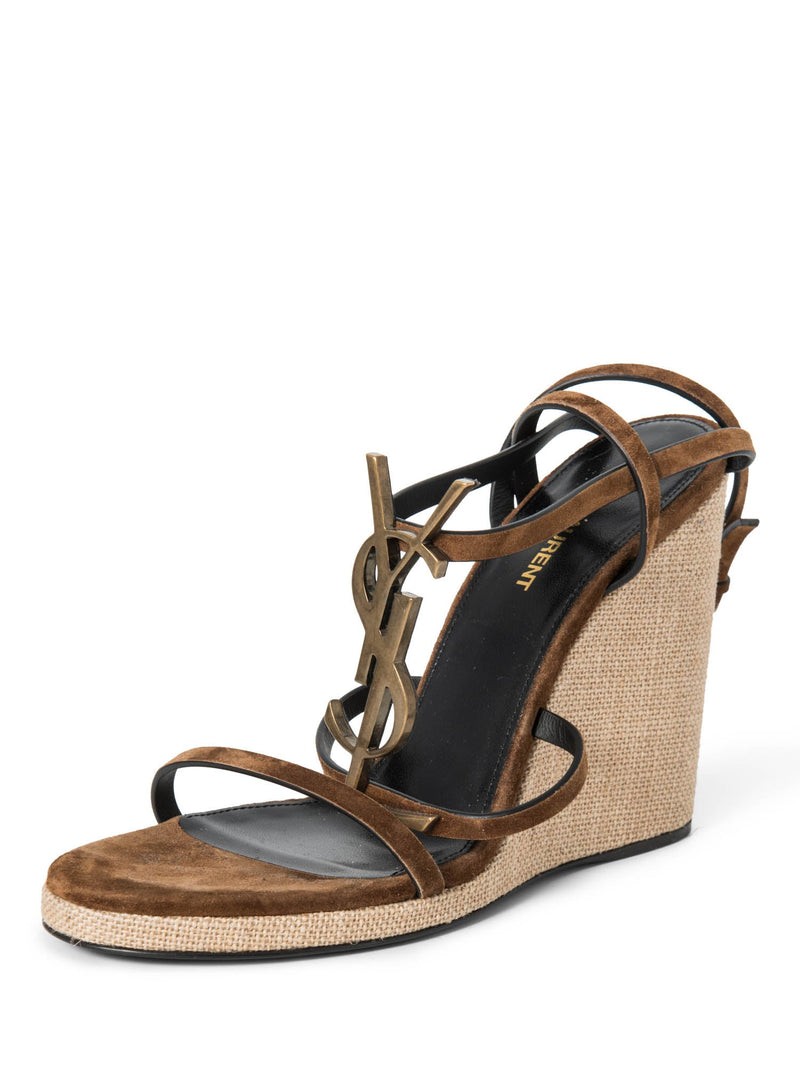 Yves saint laurent wedge sandal hotsell