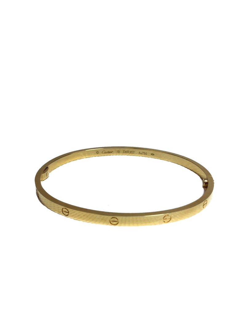 18K Yellow Gold Love Bracelet SM-designer resale