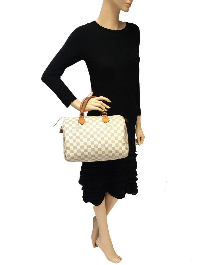 30 Damier Azur Speedy Bag-designer resale