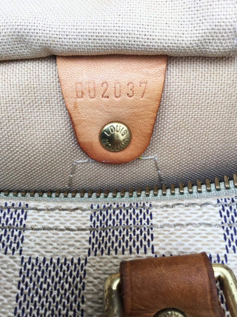 30 Damier Azur Speedy Bag-designer resale