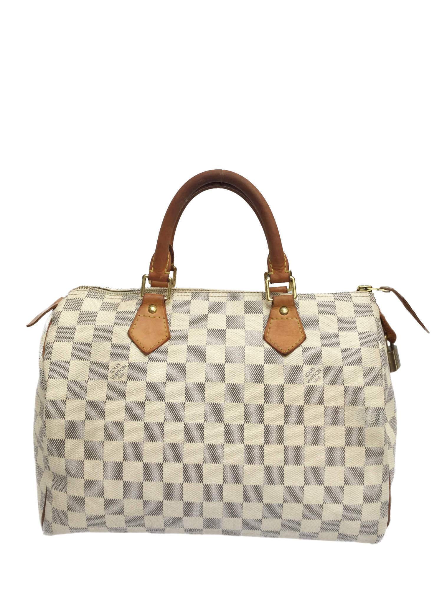 30 Damier Azur Speedy Bag-designer resale