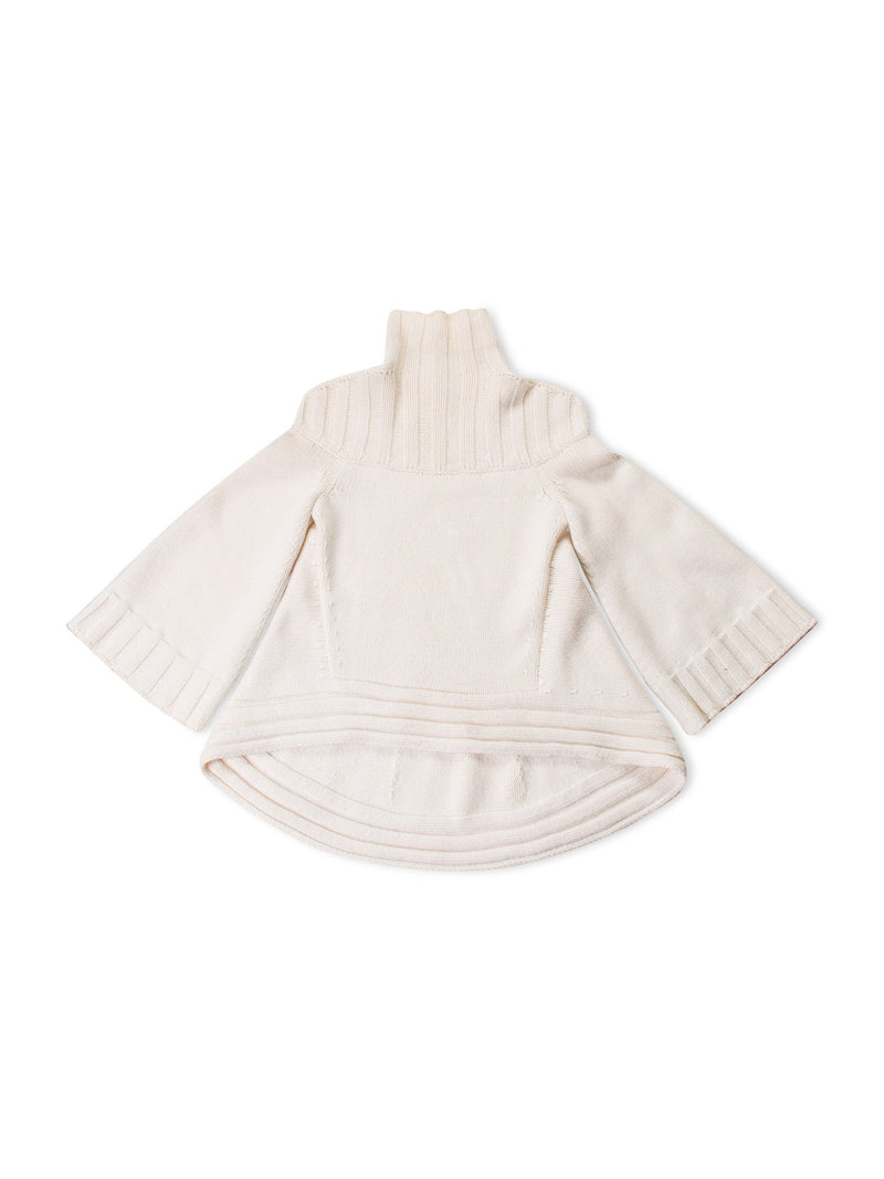 Alexander McQueen Cashmere Cape Sweater Ivory-designer resale