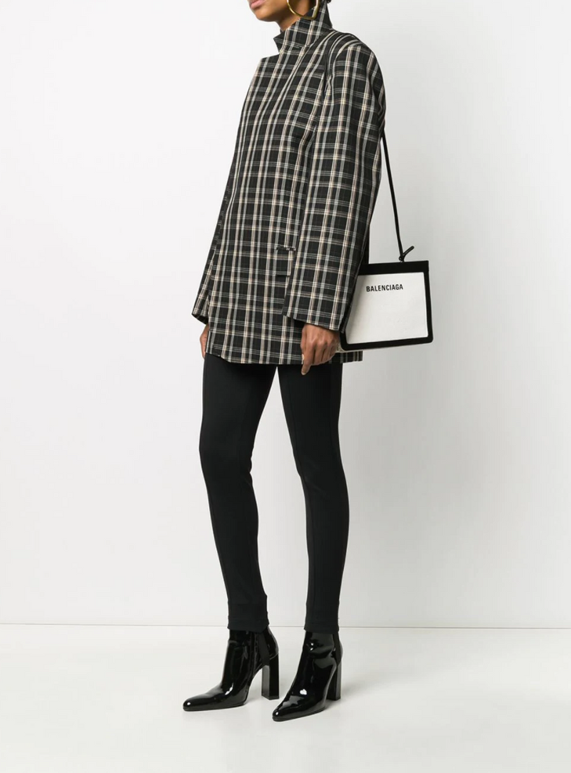 Balenciaga AJ Messenger Bag Black White-designer resale