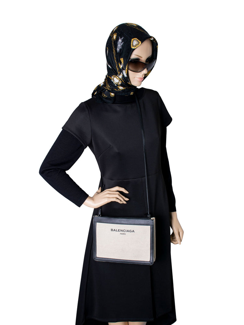 Balenciaga AJ Messenger Bag Black White-designer resale