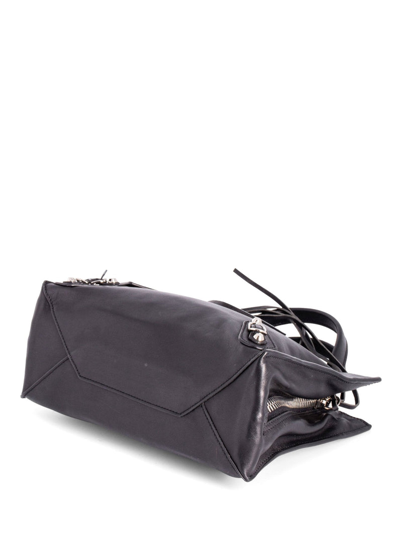 Balenciaga Black Smooth Calfskin Leather Neo Classic Small City Bag