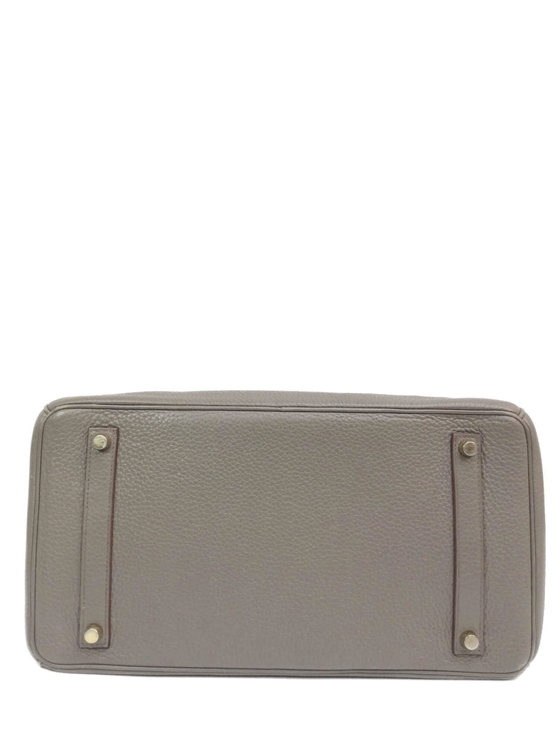 Birkin 35 Etoupe Togo Gold Hardware Bag-designer resale