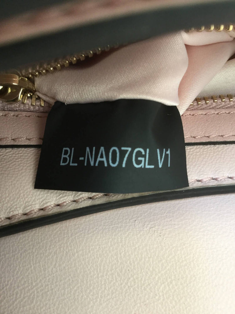 Black Panther Nude Calfskin Leather Cross Body Bag Gold Chain-designer resale