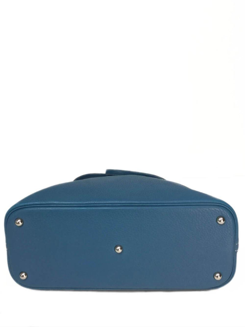 Bolide 35 Blue Jean Clemence Bag Palladium Hardware-designer resale