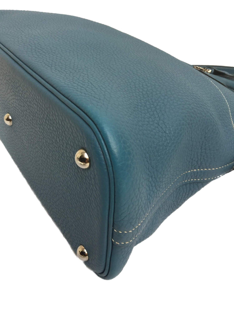 Bolide 35 Blue Jean Clemence Bag Palladium Hardware-designer resale