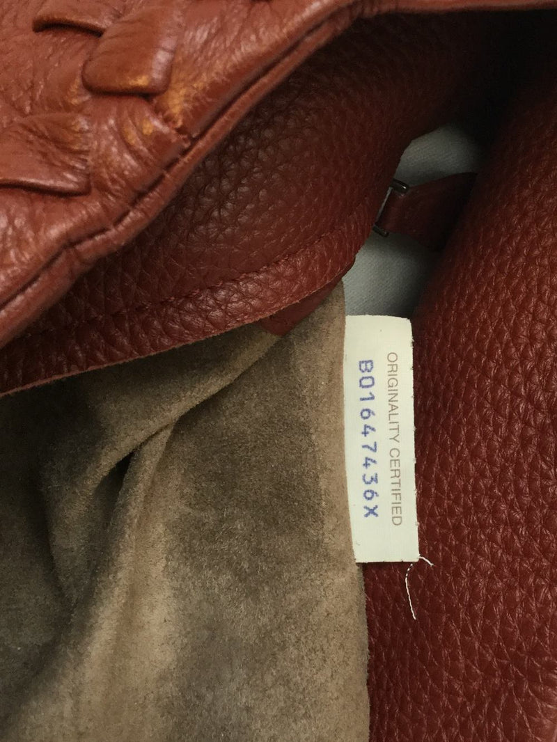 Bottega Veneta Cervo Deerskin Large Hobo Bag Brown-designer resale
