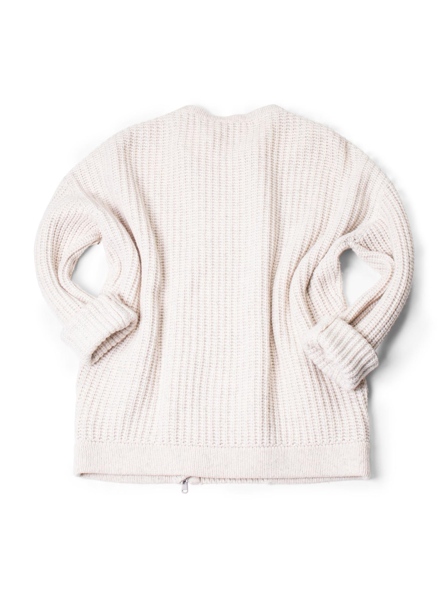 Cardigan Brunello Cucinelli Oversize - Laine/cachemire/soie, Rayures, Taille L IT (8-14 US), Occasion Très Bon état