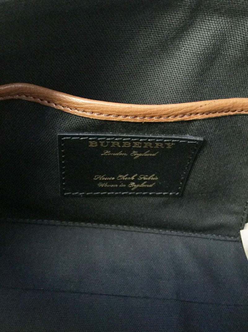 Burberry House Check Abingdon Derby Crossbody Bag Brown-designer resale