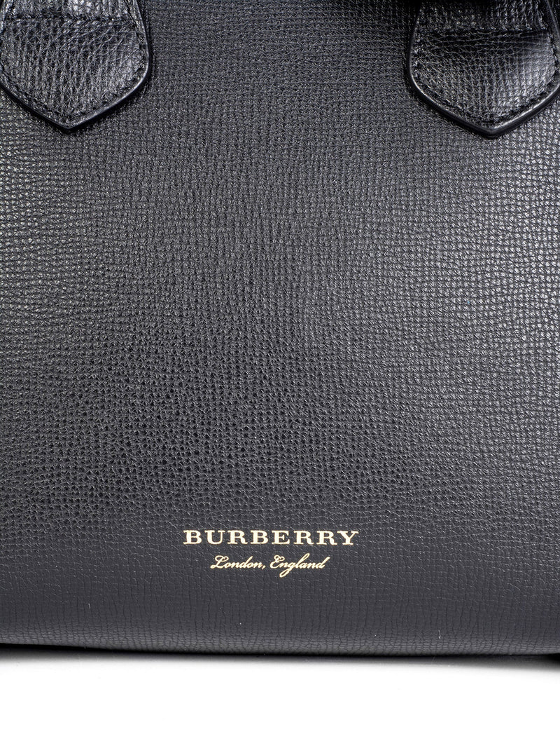 BURBERRY House Check Small Tote Black 1109434